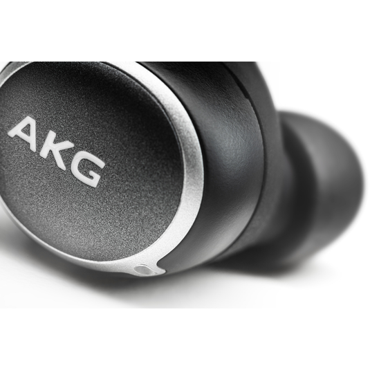 AKG N400NC TWS - Black - True Wireless Noise Cancelling Headphones - Detailshot 2 image number null